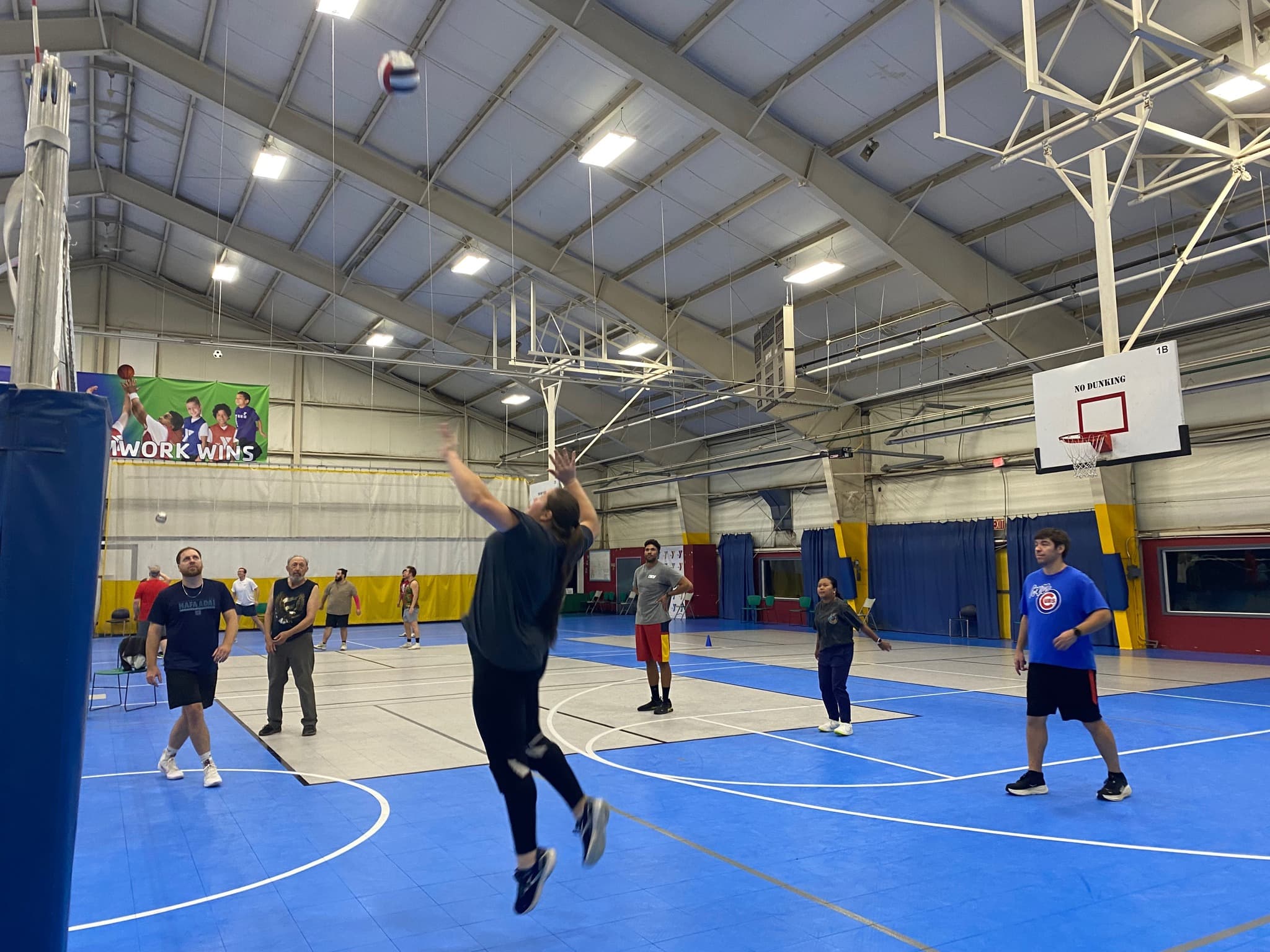Open Volleyball Games at YMCA Sports Center